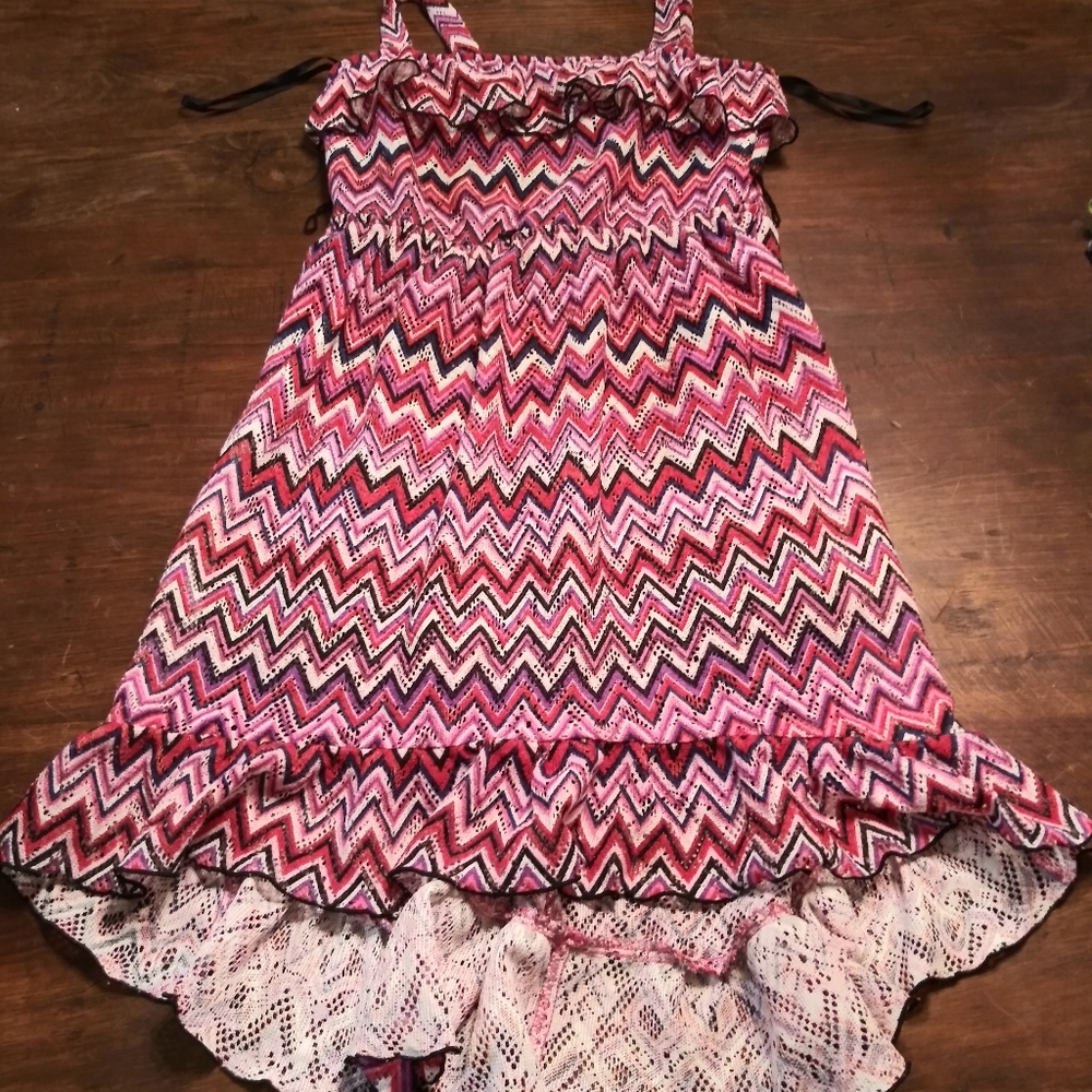 Amy Byers IZ Chevron Sun Dress